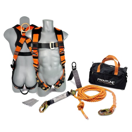 Frontline Combat Complete Roofers Kit with 50 ft Lifeline RK050V50